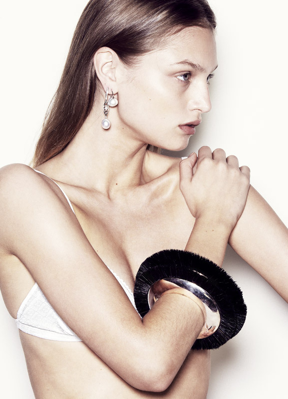 PASPALEY earrings, $6580 and $3980; VERA XANE bracelets, $450 each; LOVER swimsuit, $169. - See more at: http://www.russhmagazine.com/fashion/shoots/believe-the-hype/#sthash.jxmAfMSP.dpuf