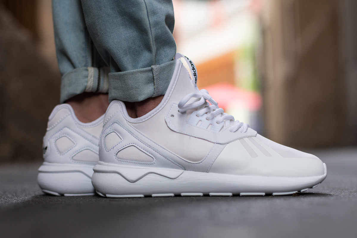 adidas tubular runner white